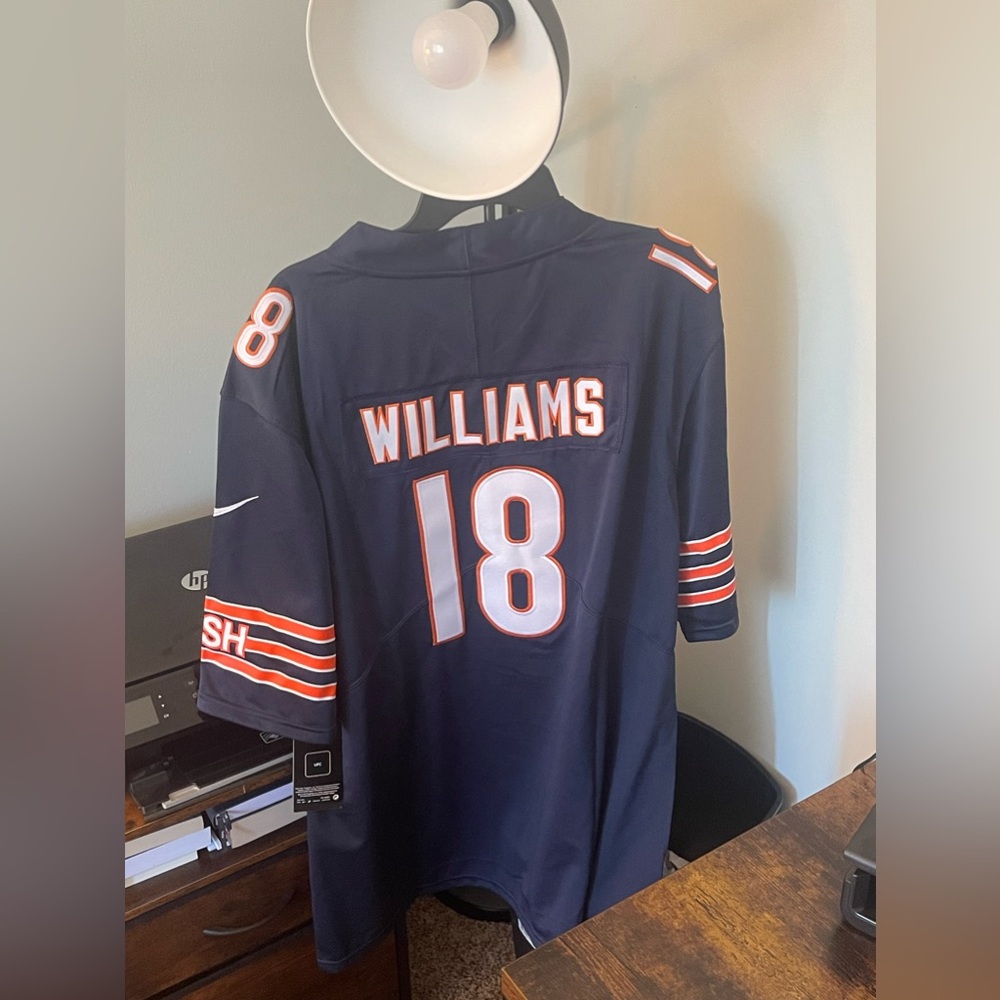 NWT Caleb Williams #18 Navy Blue Bears Jersey Men’s XL